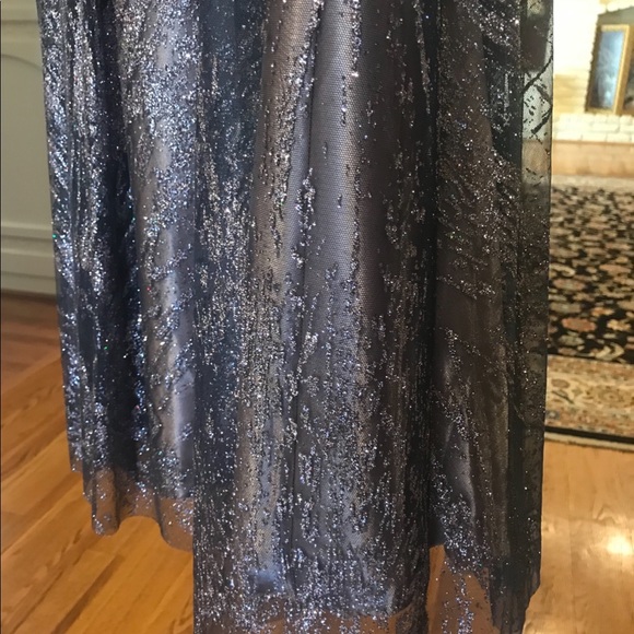 Never worn silver glitter prom dress - Picture 7 of 12